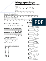 String Spacings