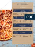 De Veloz Pizza (Menu)