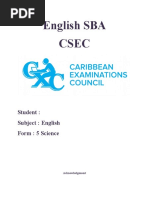 English SBA