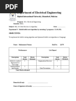 Department of Electrical Engineering: Riphah International University, Islamabad, Pakistan