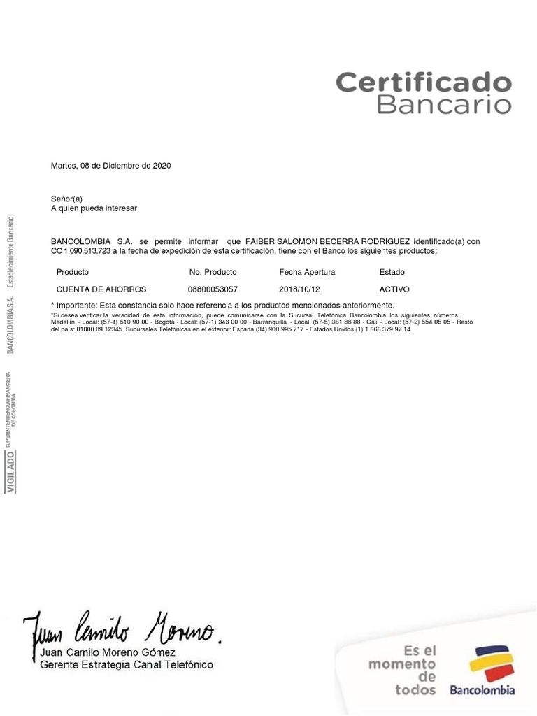 Certificación de Productos de Faiber | PDF