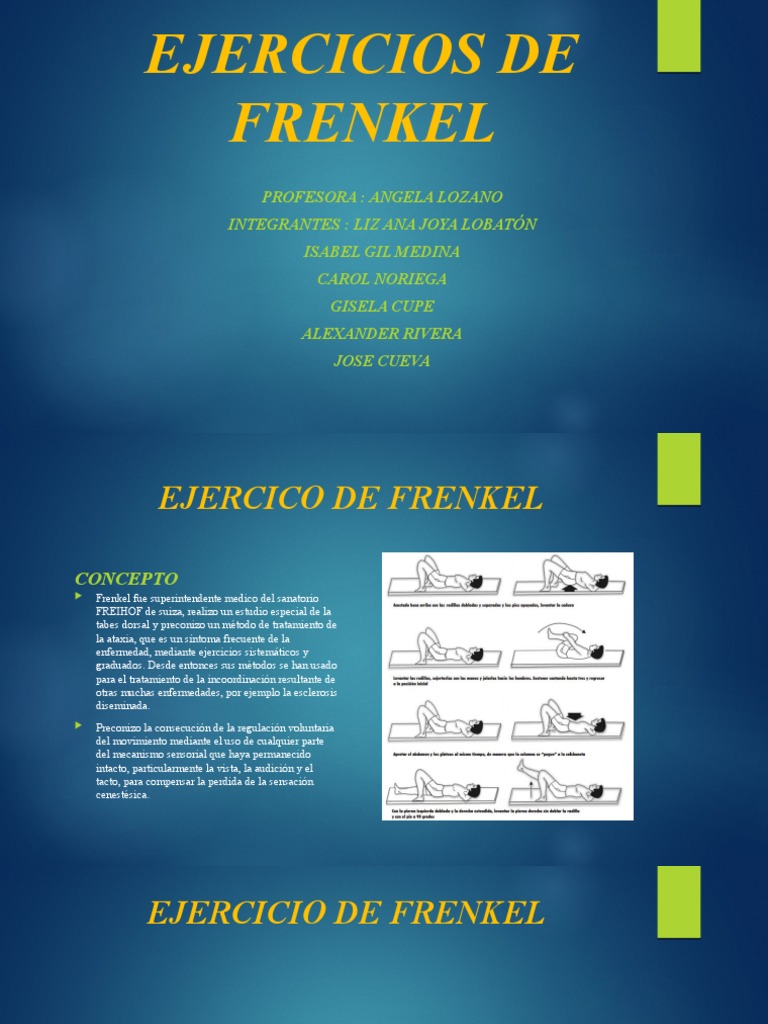 Ejercicios de Frenkel para Ataxia | PDF | Pie | Rodilla