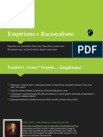 Empirismo e Racionalismo