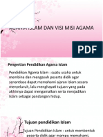 Agama Islam dan Visi Misi