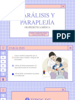 Paralisis y Paraplejia