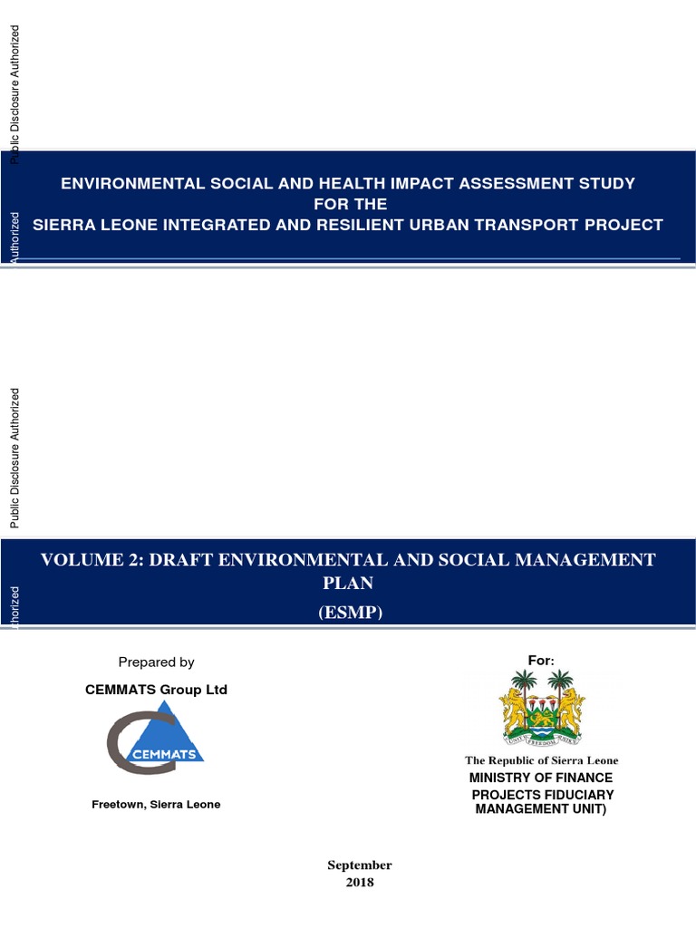 Environmental Social and Health Impact Assessment | PDF | Occupational ...