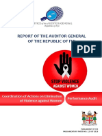 2019 Report of The Auditor General Elimination of Violence Against Women