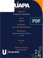 Terapia Del Aprendizaje Tarea 4 Altagracia Brazoban