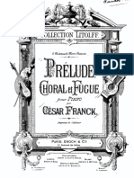 Frank - Prelude Choral & Fugue