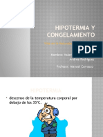 Hipotermia y Congelamiento