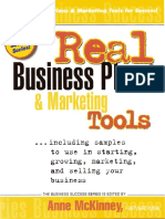 Real Business Plans & Marketing Tools Samples