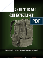 Bug Out Bug Out Bag Checklist V3