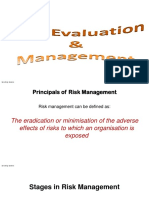 Risk Evaluation and Management