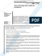 NBR 11742 2003 Porta Corta Fogo Para Saída de Emergência