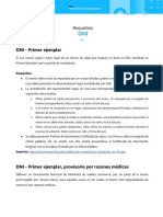 Requisitos Dni