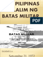 Ang Pilipinas Sa Ilalim NG Batas Militar