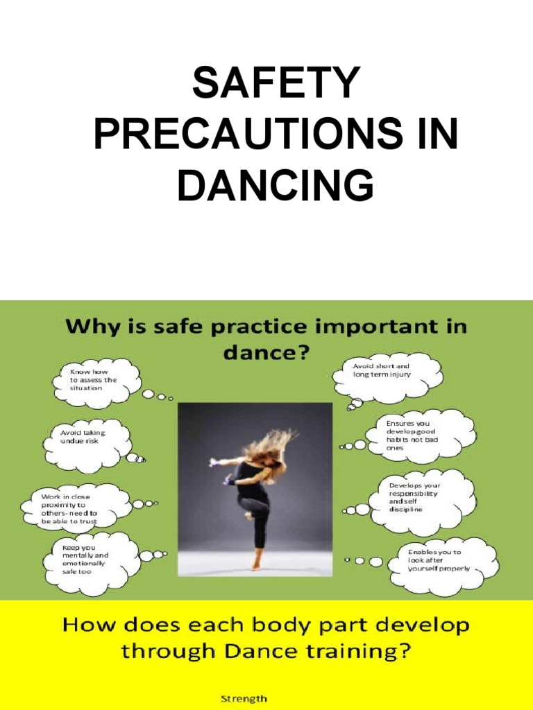 Grade 5 and 6 PE Safety Precautions in Dancing PDF