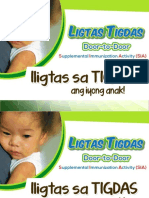 Status of Measles Response Immunization in Region 1