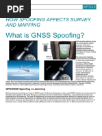 What Is GNSS Spoofing?: How Spoofing Affects Survey and Mapping