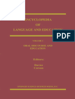 (Encyclopedia of Language and Education 3) David R. Olson (Auth.), Bronwyn Davies, David Corson (Eds.) - Oral Discourse and Education-Springer Netherlands (1997)