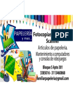 PAPEPELERIA FLYER