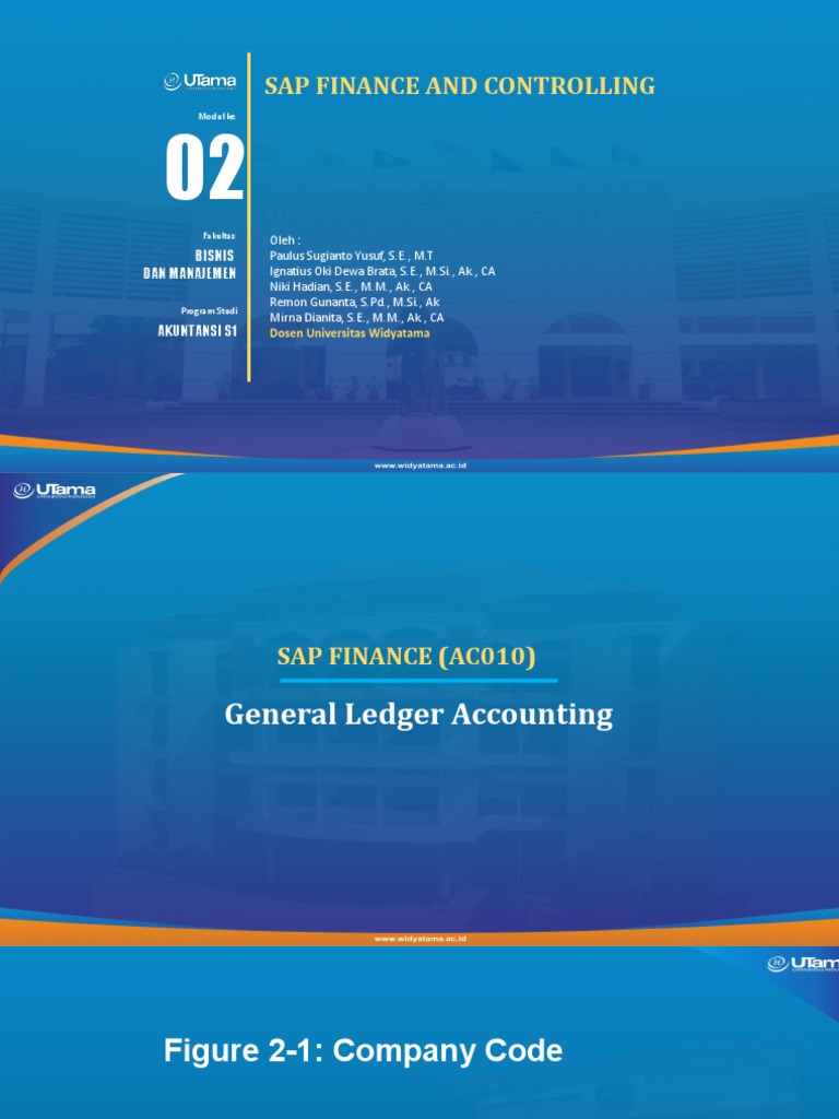 Modul 02 General Ledger Accounting | PDF