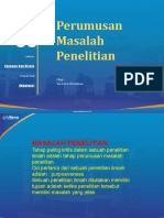 MASALAH PENELITIAN: Tahap Kritis dalam Penelitian Ilmiah