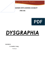 Dysgraphia Hand Outs