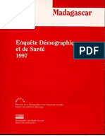 Enquête Démographique Et de Santé Madagascar 1997 (DDSS - INSTAT/1998)