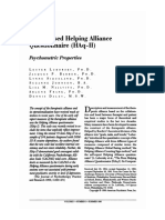 1996 Cuestionario de Alianza Terapéutica Revisado (HAQ-II) ESTADOS UNIDOS - Luborsky