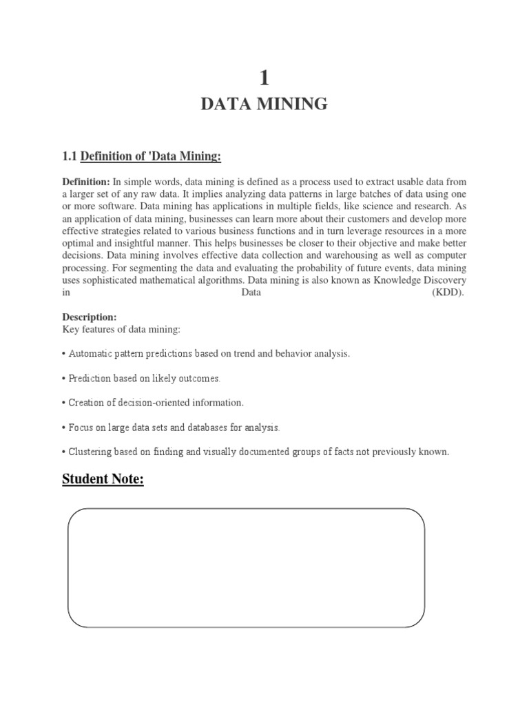 Data Mining | PDF | Data Warehouse | Data Mining