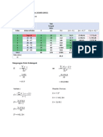 Simpangan Data Kelompok: F - X F F (X X) F