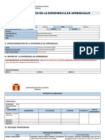 Documento para La Planificación de La Experiencia de Aprendizaje de La I.E. Illathupa