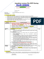 Contoh Format RPP Daring Tema 1 Subtema 1 PB 1