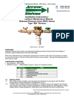Installation Instructions / Operating & Maintenance Manual Reduced Pressure Zone (RPZ) Valves Type "BA" Devices