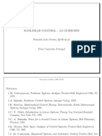 Nonlinear Control - An Overview: Fernando Lobo Pereira, Flp@fe - Up.pt