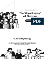 The "Unpackaging" of Culture