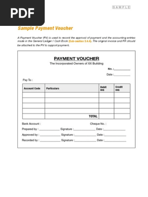 Payment Voucher