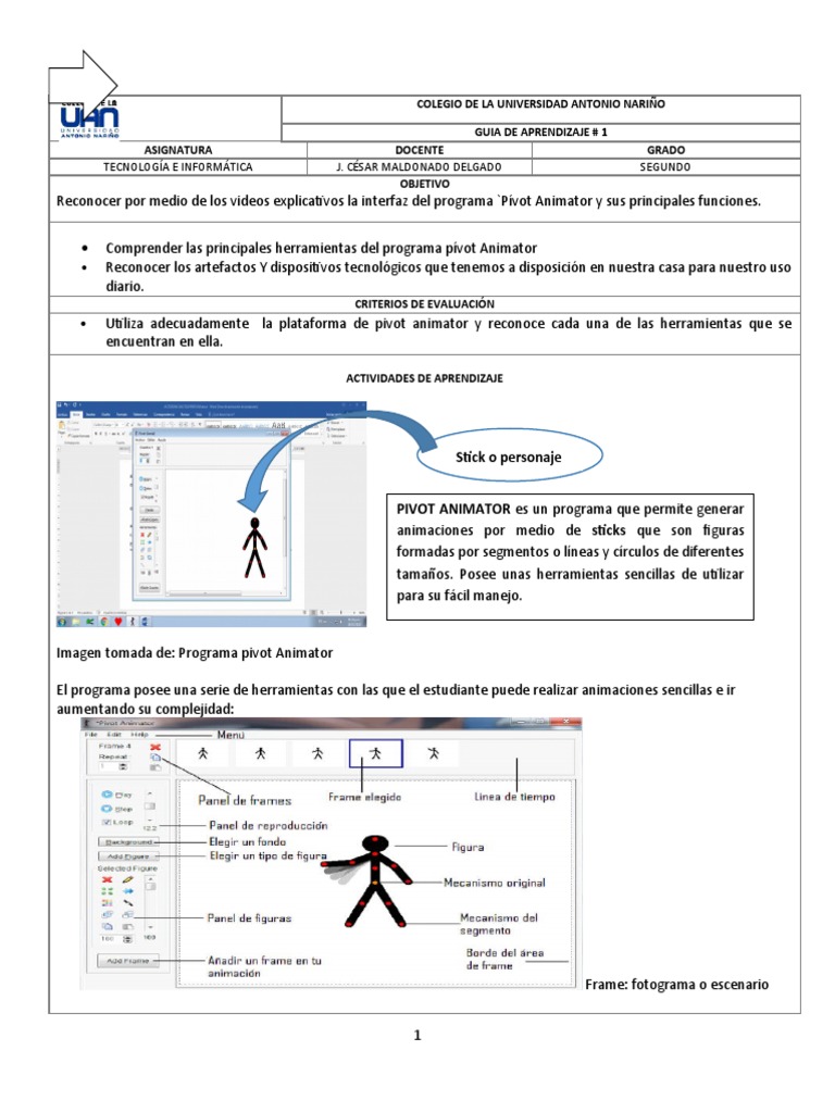 Guia No. 1 Tecnologia e Informatica Grado Segundo | PDF | Informática ...