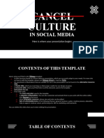 Cancel Culture in Social Media by Slidesgo