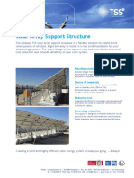 Solar Array Support Structure: Flexible Solution