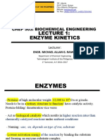 Lecture 1 - Enzyme & Kinetics