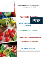 Proyecto Escolar Color y Sabor