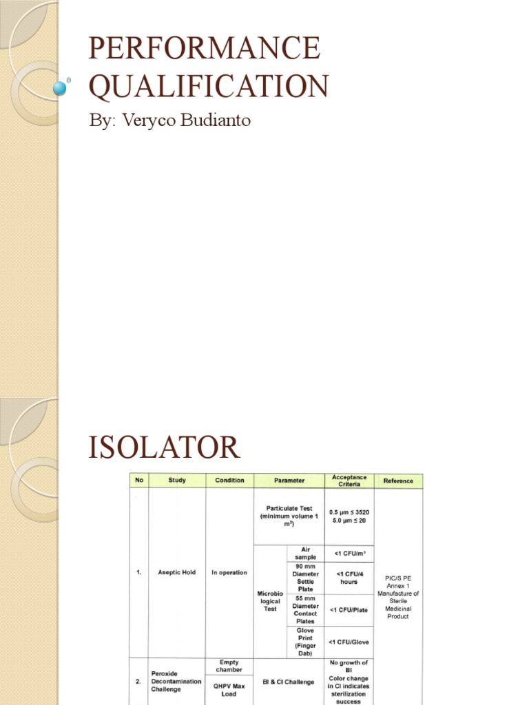 Performance Qualification: By: Veryco Budianto | PDF