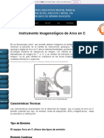 Instrumento Imagenológico de Arco en C - Arcoenc