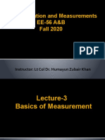 Instrumentation and Measurements EE-56 A&B Fall 2020: Instructor: LT Col Dr. Humayun Zubair Khan