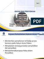 Pertemuan Kedua HKM Acara Pidana