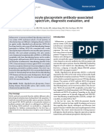 CEP Myelin Oligodendrocyte Glycoprotein Antibody-Associated Disorders: Clinical Spectrum, Diagnostic Evaluation, and Treatment Options