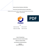 Makalah Ejaan Bahasa Indonesia - Riskal Setia Putra - Sabila Noor Izatillah - 1B-TKI