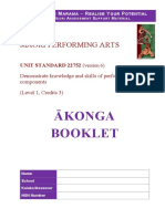 Ākonga Booklet: Māori Performing Arts